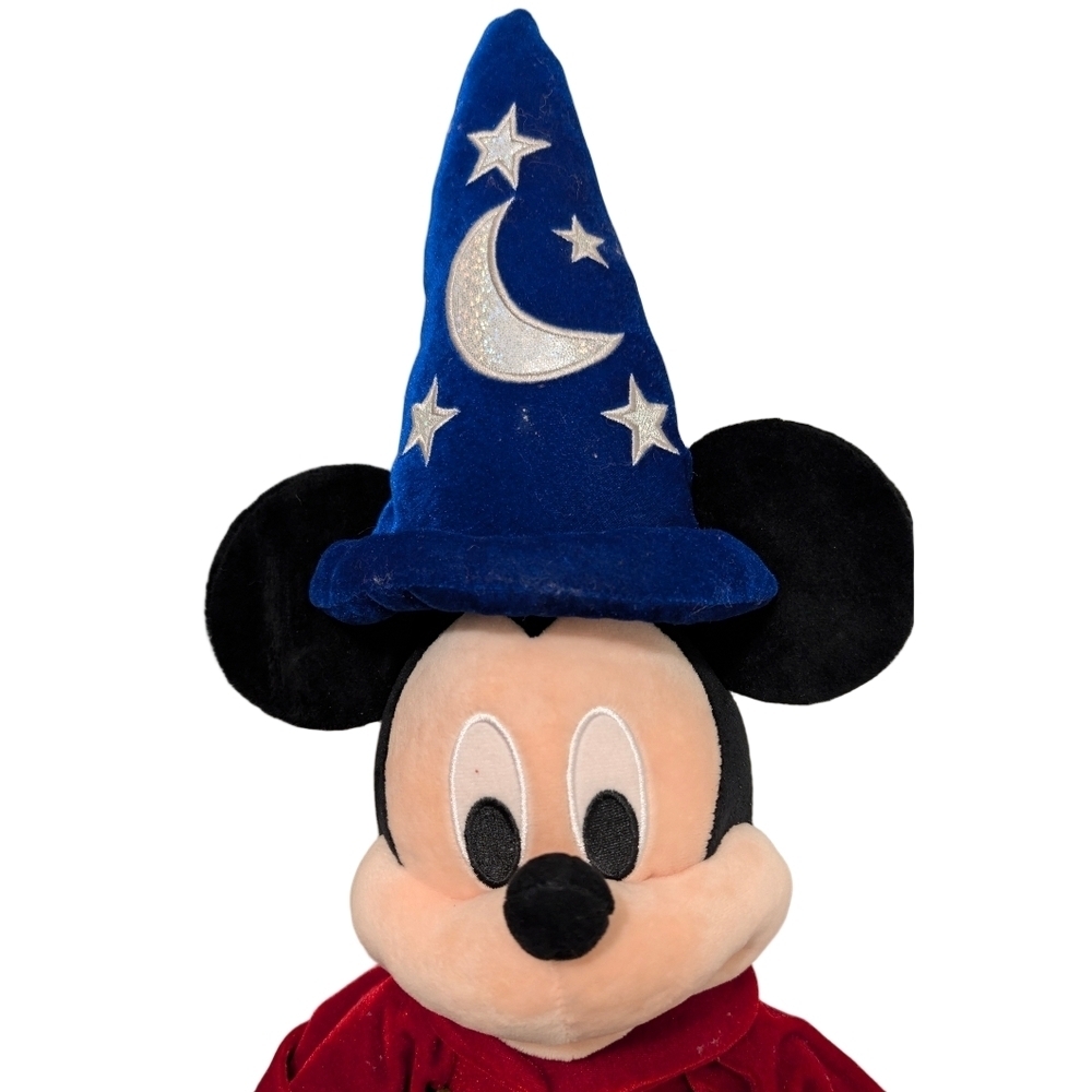 Mickey Mouse Fantasia Sorcerer Plush 24" Disney Toy Collectible - Picture 2 of 12